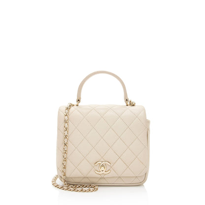 Chanel Lambskin Mini Citizen Chic Flap Bag (SHF-C9EeJS)