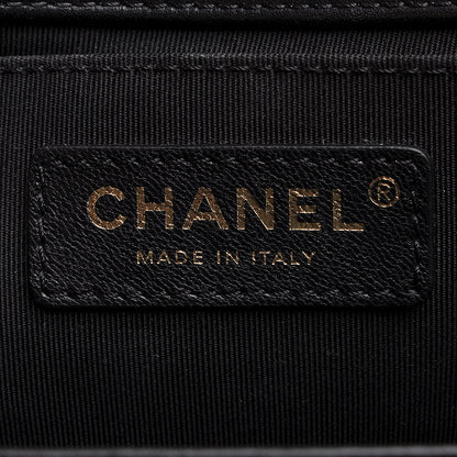 Chanel Lambskin Old Medium Boy Bag (SHF-21167)