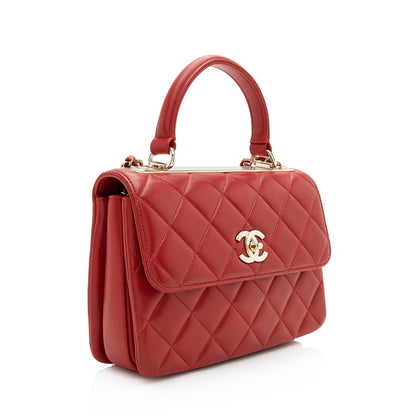 Chanel Lambskin Trendy CC Top Handle Small Shoulder Bag (SHF-22999)