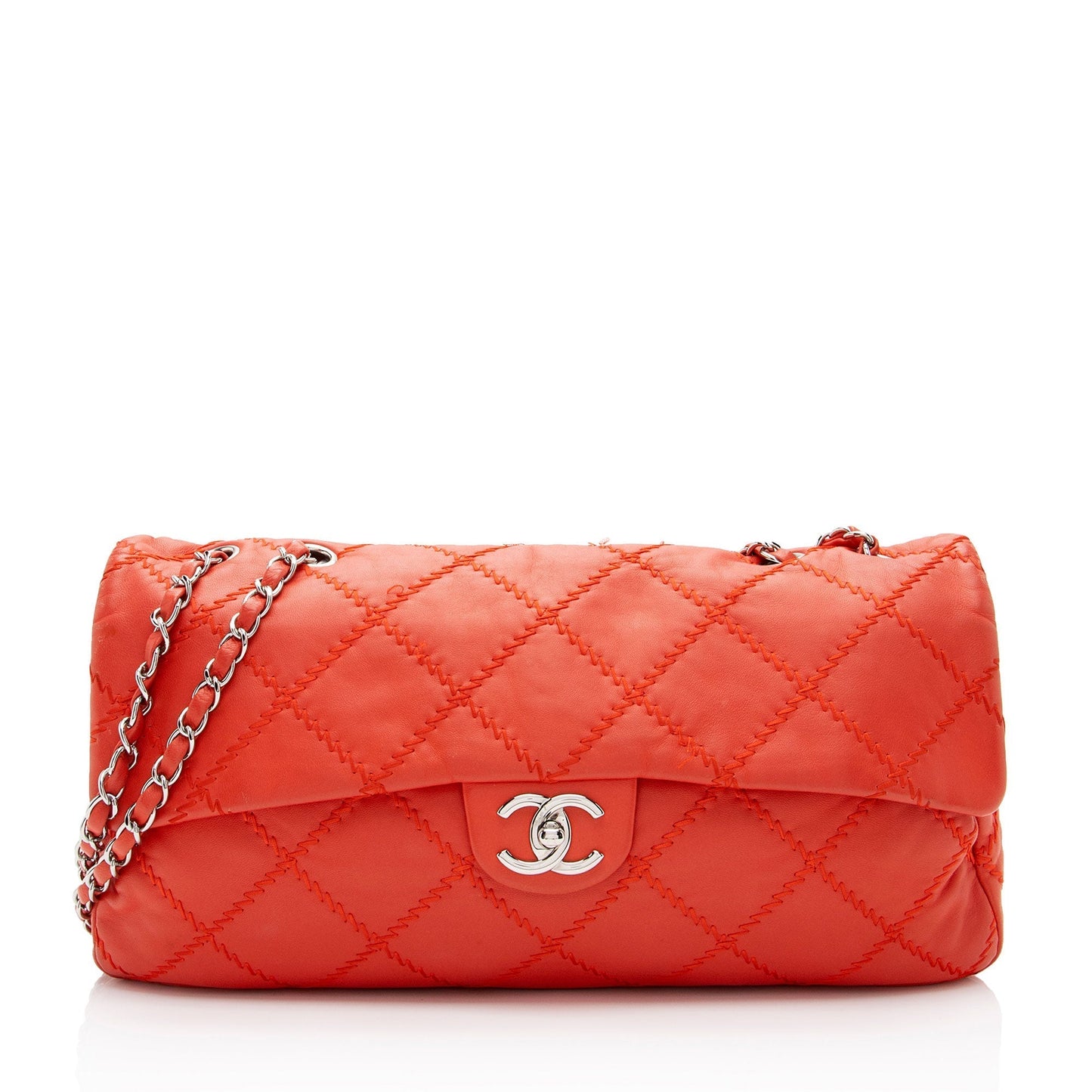 Chanel Lambskin Ultimate Stitch Flap Bag (SHF-XK6hTr)