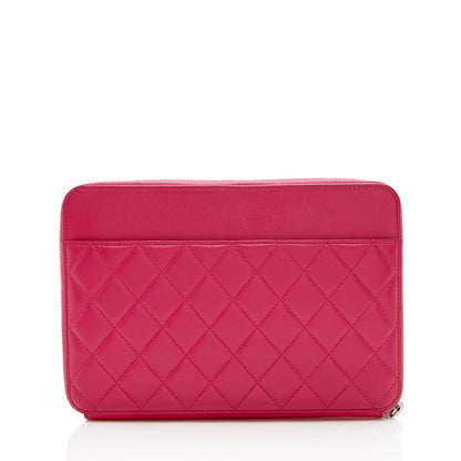 Chanel Lambskin Zip Around Organizer Large Wallet - FINAL SALE (SHF-15010)