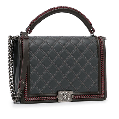 Chanel Large Paris-Salzburg Boy Flap Bag (SHG-xSYqbF)