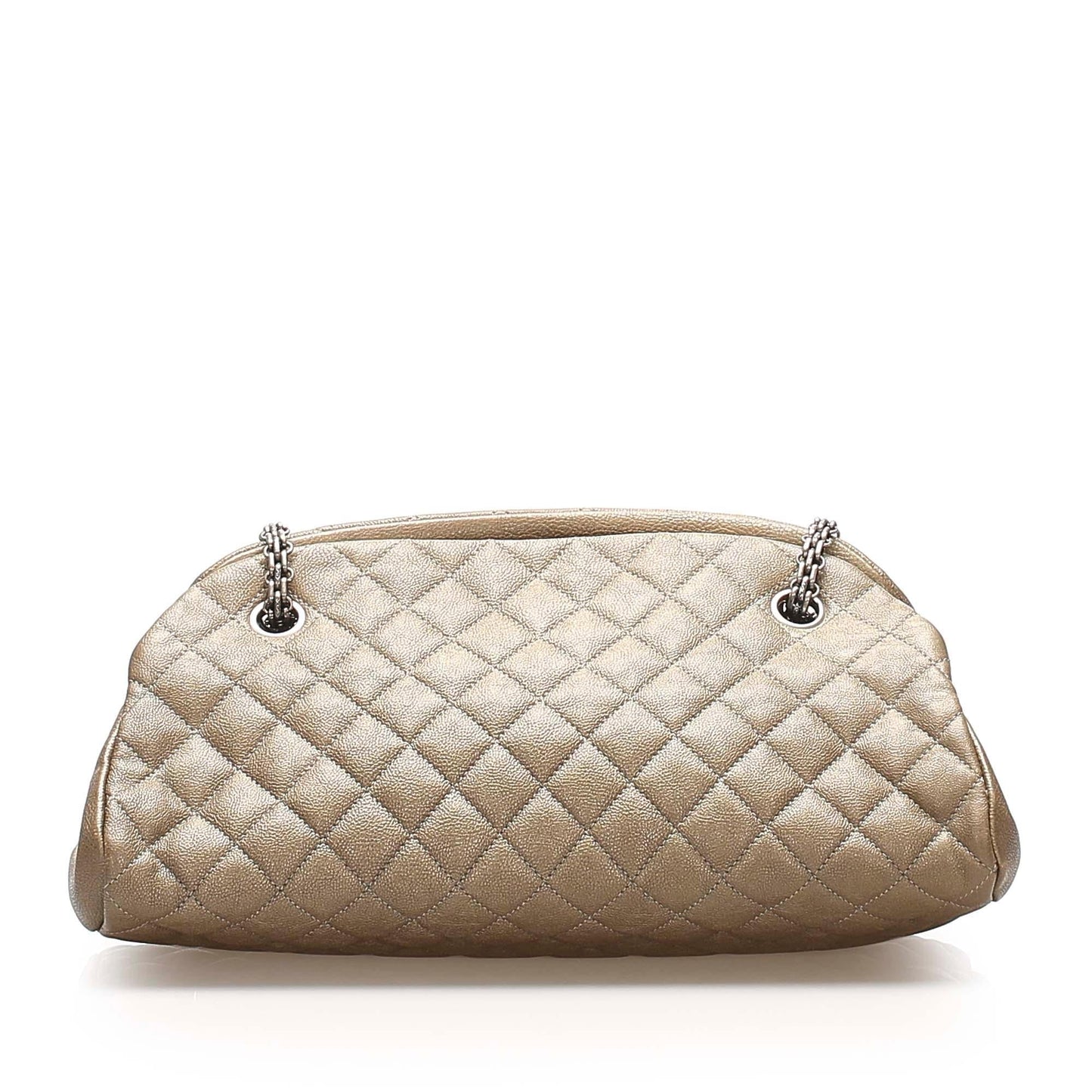 Chanel Mademoiselle Leather Bowling Bag (SHG-34490)