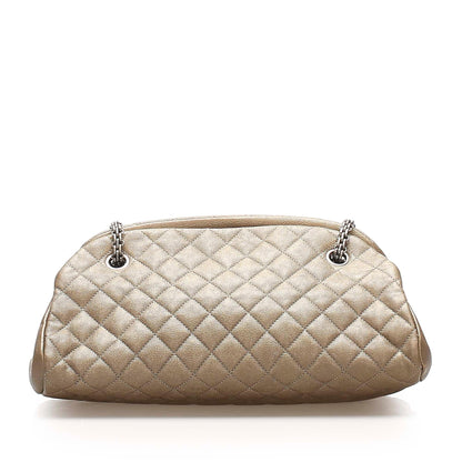 Chanel Mademoiselle Leather Bowling Bag (SHG-34490)