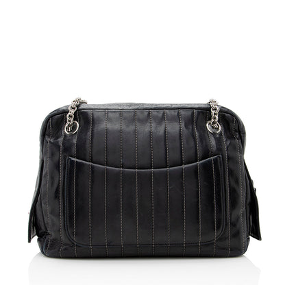 Chanel Leather Mademoiselle Chain Shoulder Bag (SHF-19207)