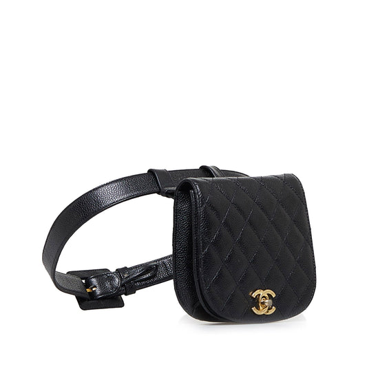 Chanel Matelasse Caviar Belt Bag (SHG-5HLic8)