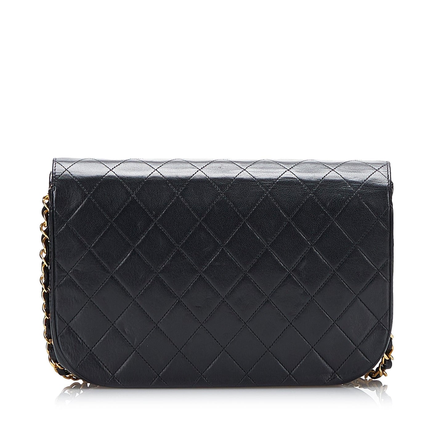 Chanel Matelasse Half Moon Flap Bag (SHG-2zbsTu)