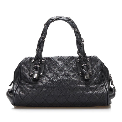 Chanel Matelasse Lady Braid Bowler (SHG-37984)