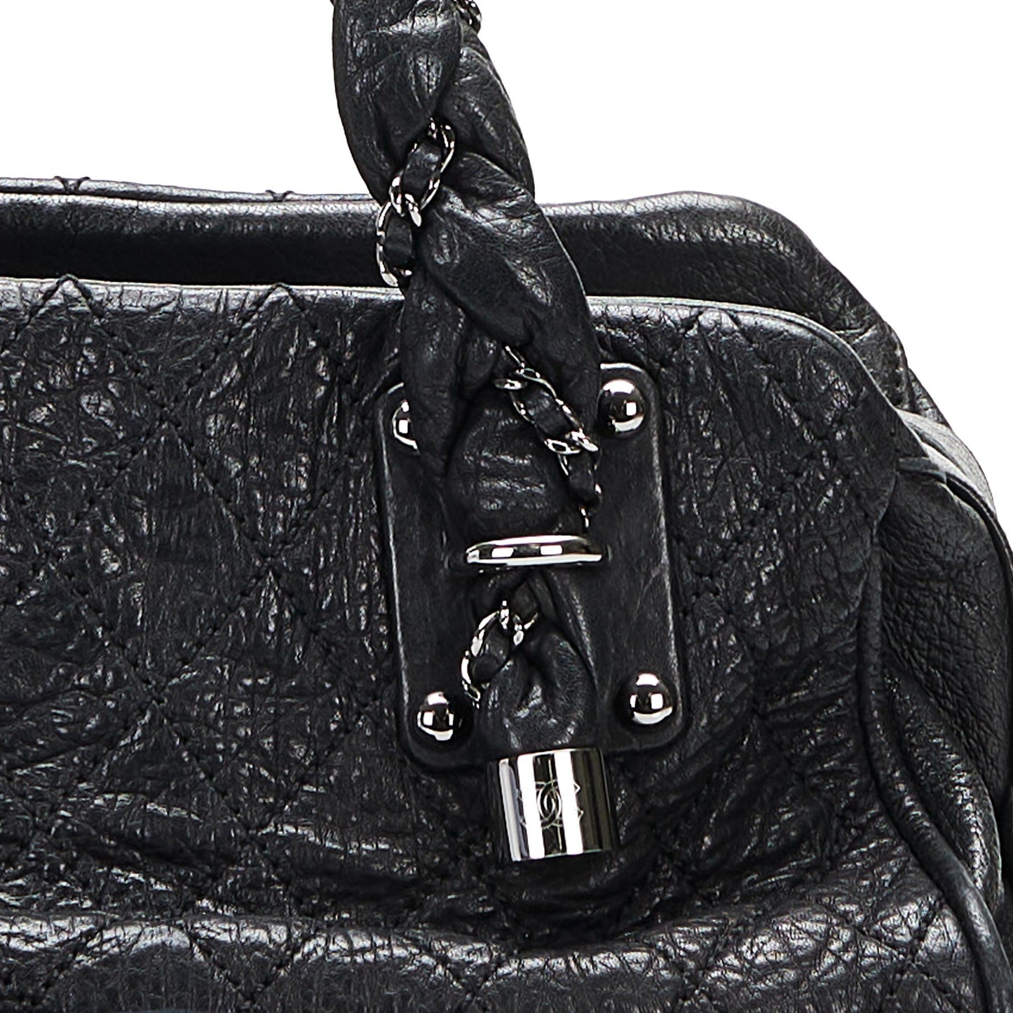 Chanel Matelasse Lady Braid Bowler (SHG-37984)