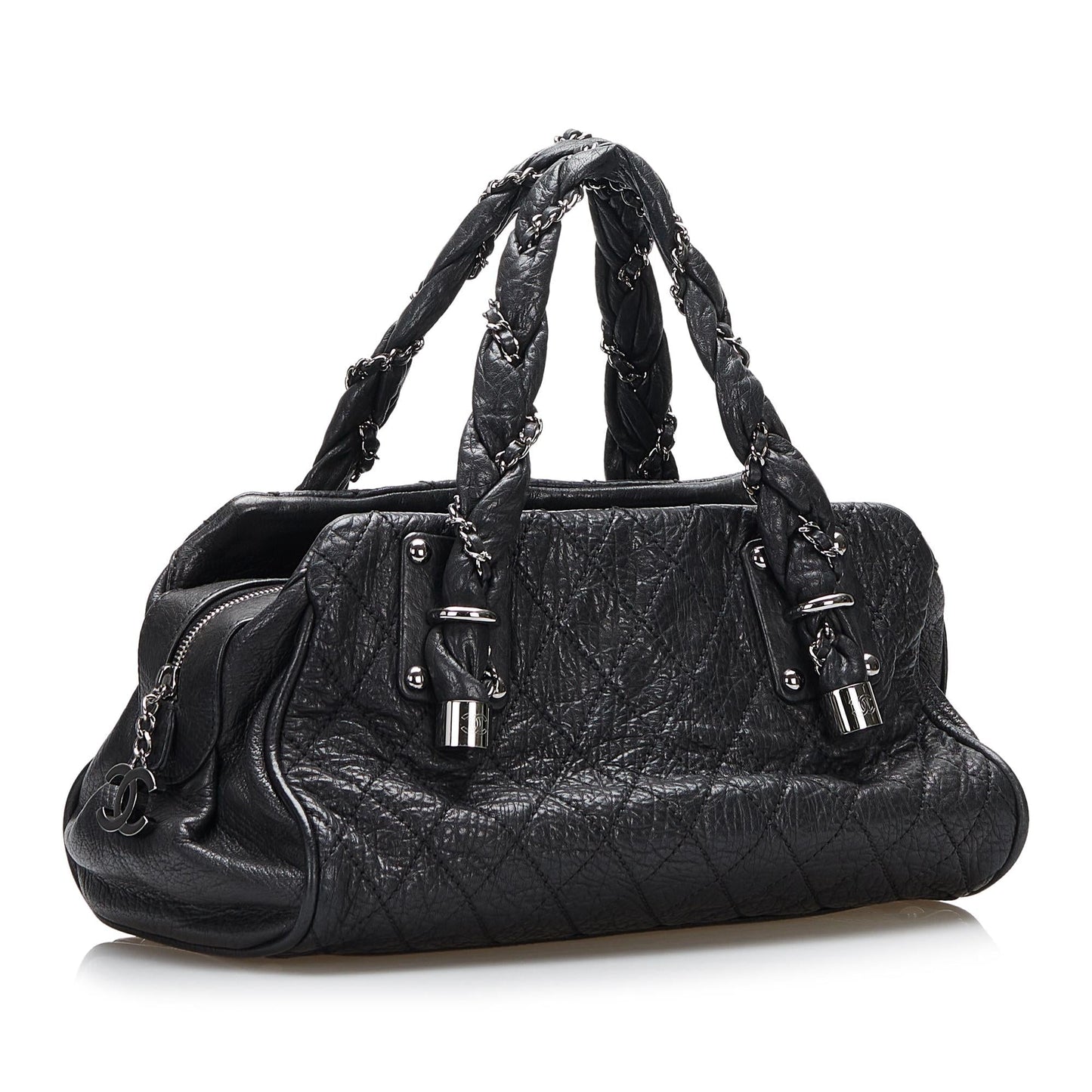 Chanel Matelasse Lady Braid Bowler (SHG-37984)