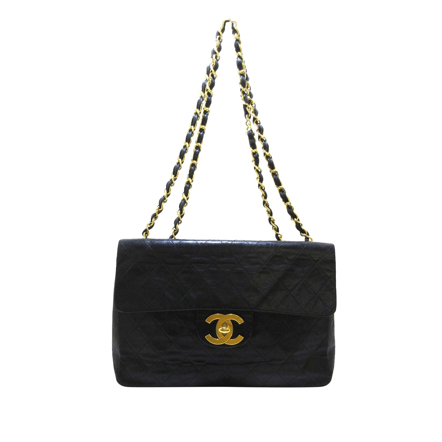 Chanel Matelasse Lambskin Leather Flap Bag (SHG-bjvAVq)