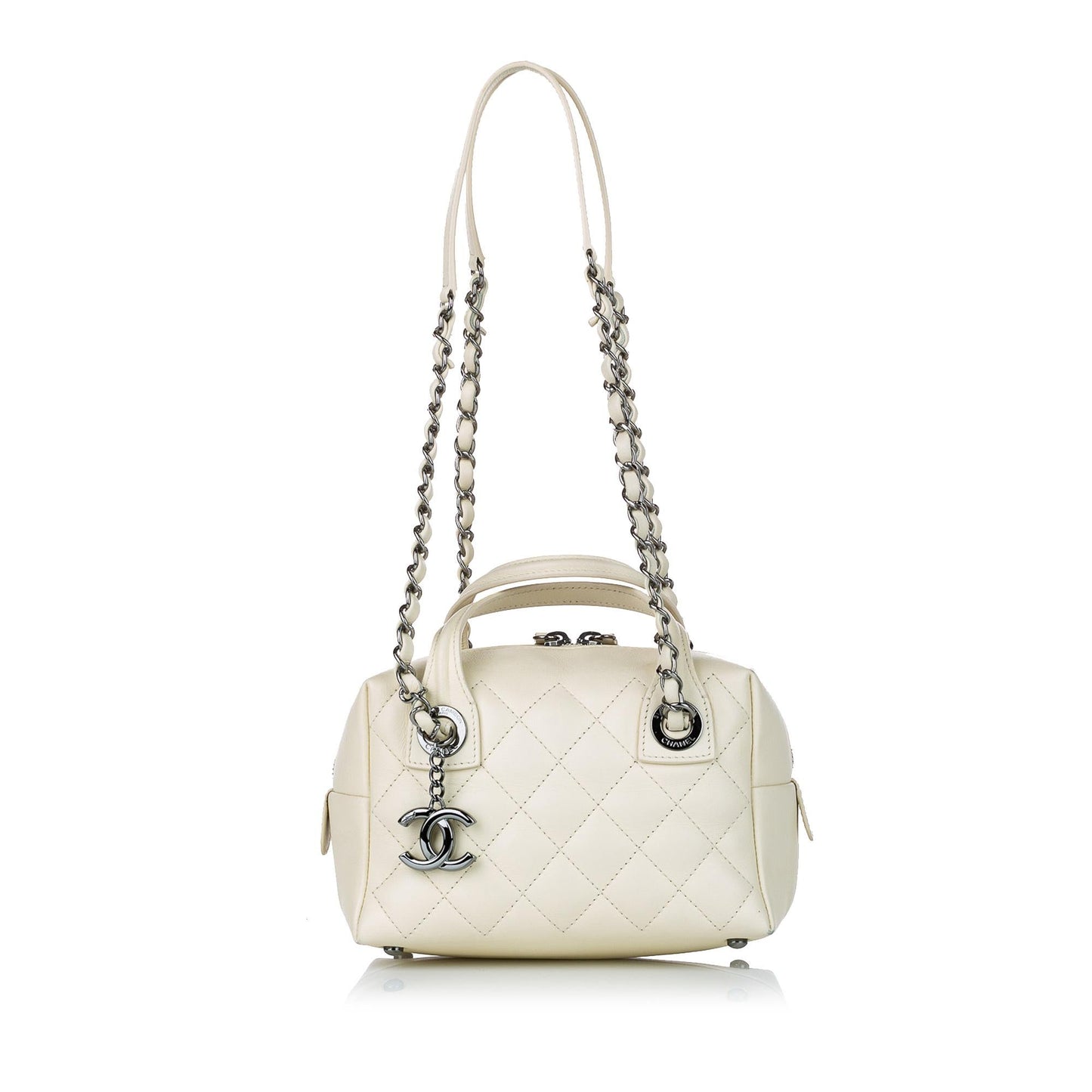 Chanel Matelasse Lambskin Leather Satchel (SHG-31360)