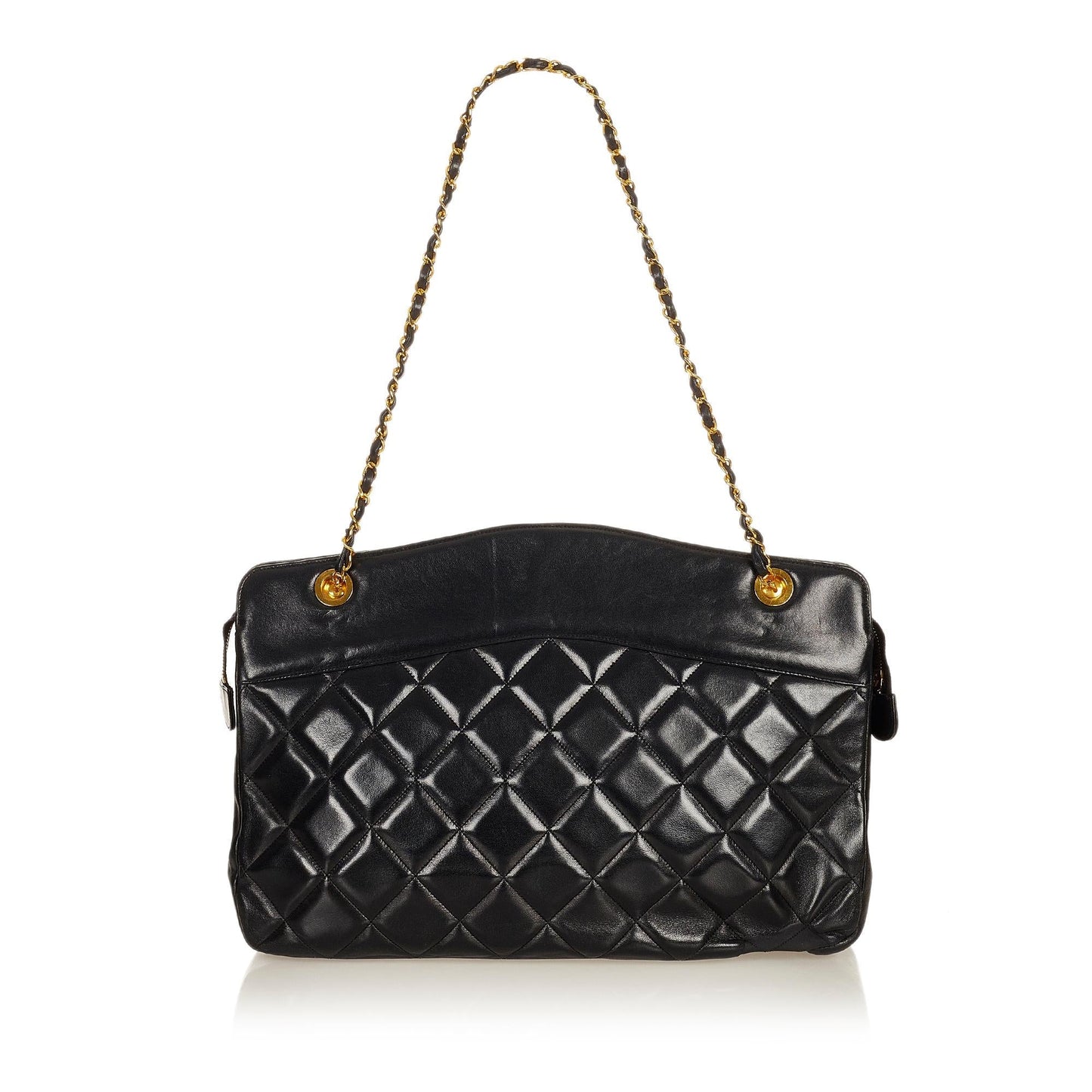 Chanel Matelasse Lambskin Leather Shoulder Bag (SHG-26964)