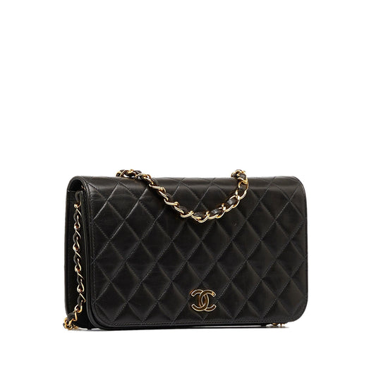 Chanel Matelasse Lambskin Leather Wallet On Chain (SHG-wGDXJR)