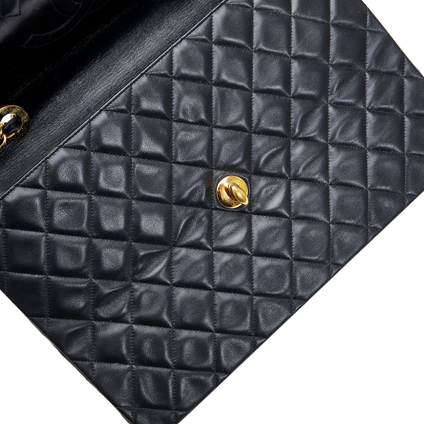 Chanel Maxi Classic Lambskin Double Flap (SHG-rPvxRG)