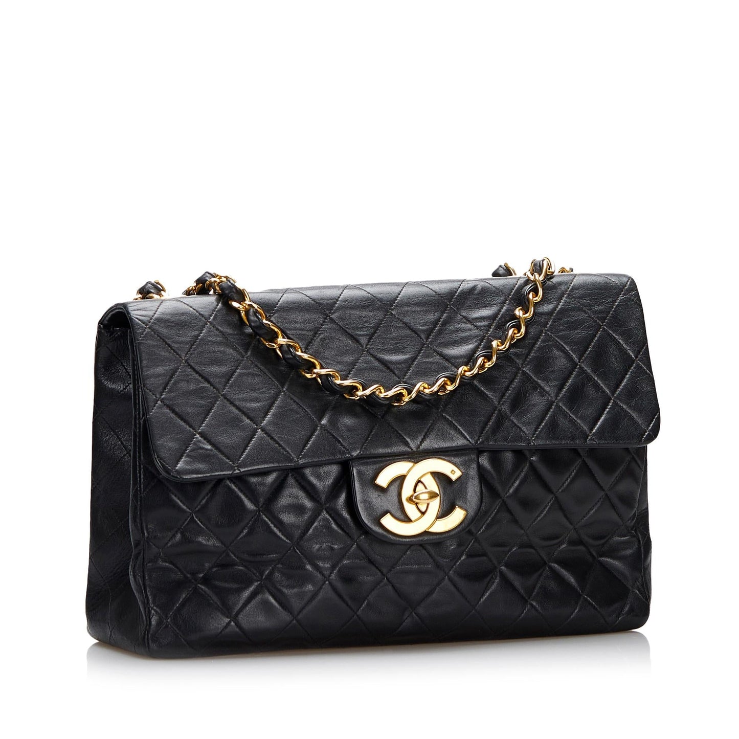 Chanel Maxi Classic Lambskin Single Flap (SHG-WFihyq)