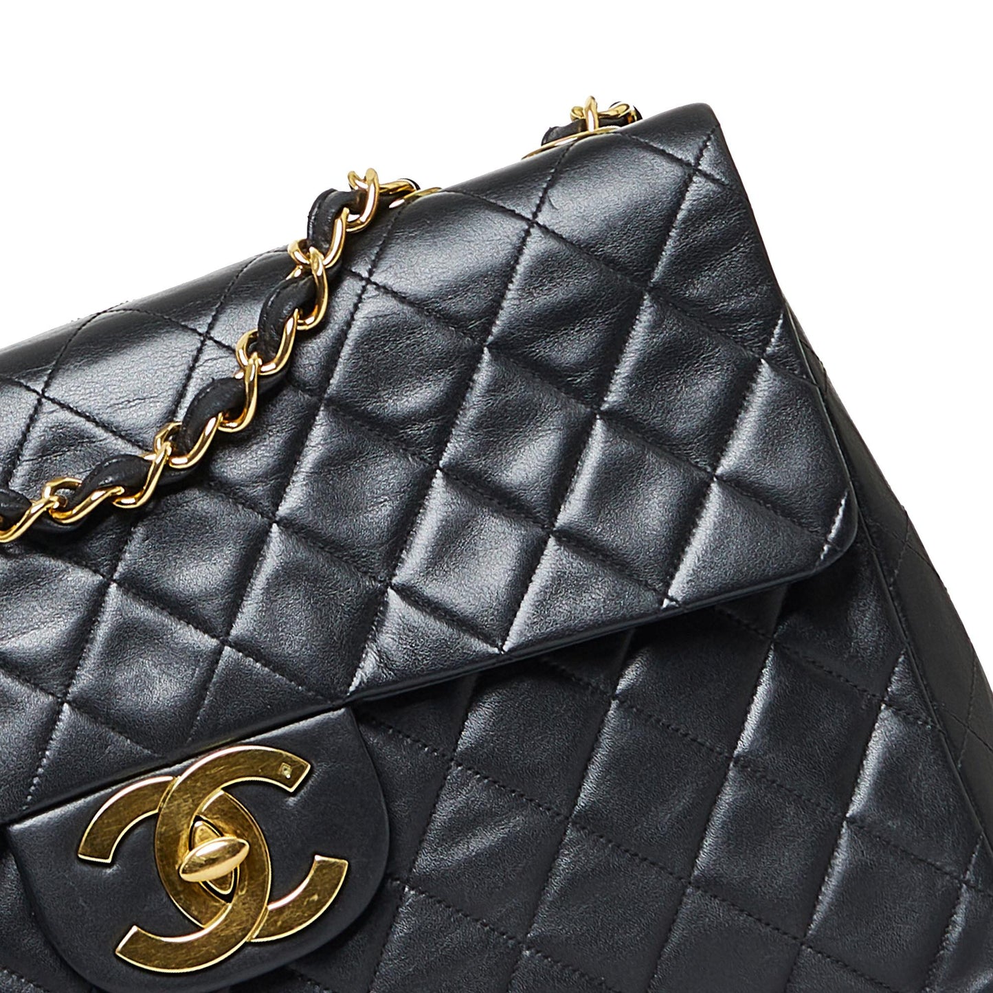 Chanel Maxi Classic Lambskin Single Flap (SHG-ZCH0EY)