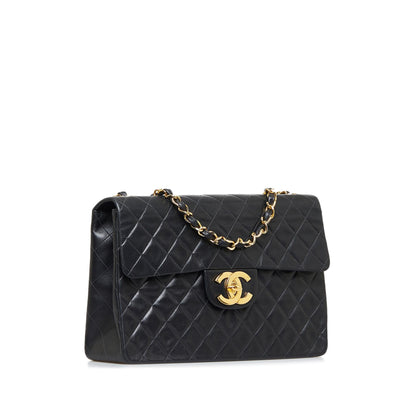 Chanel Maxi Classic Lambskin Single Flap (SHG-NOkbrf)