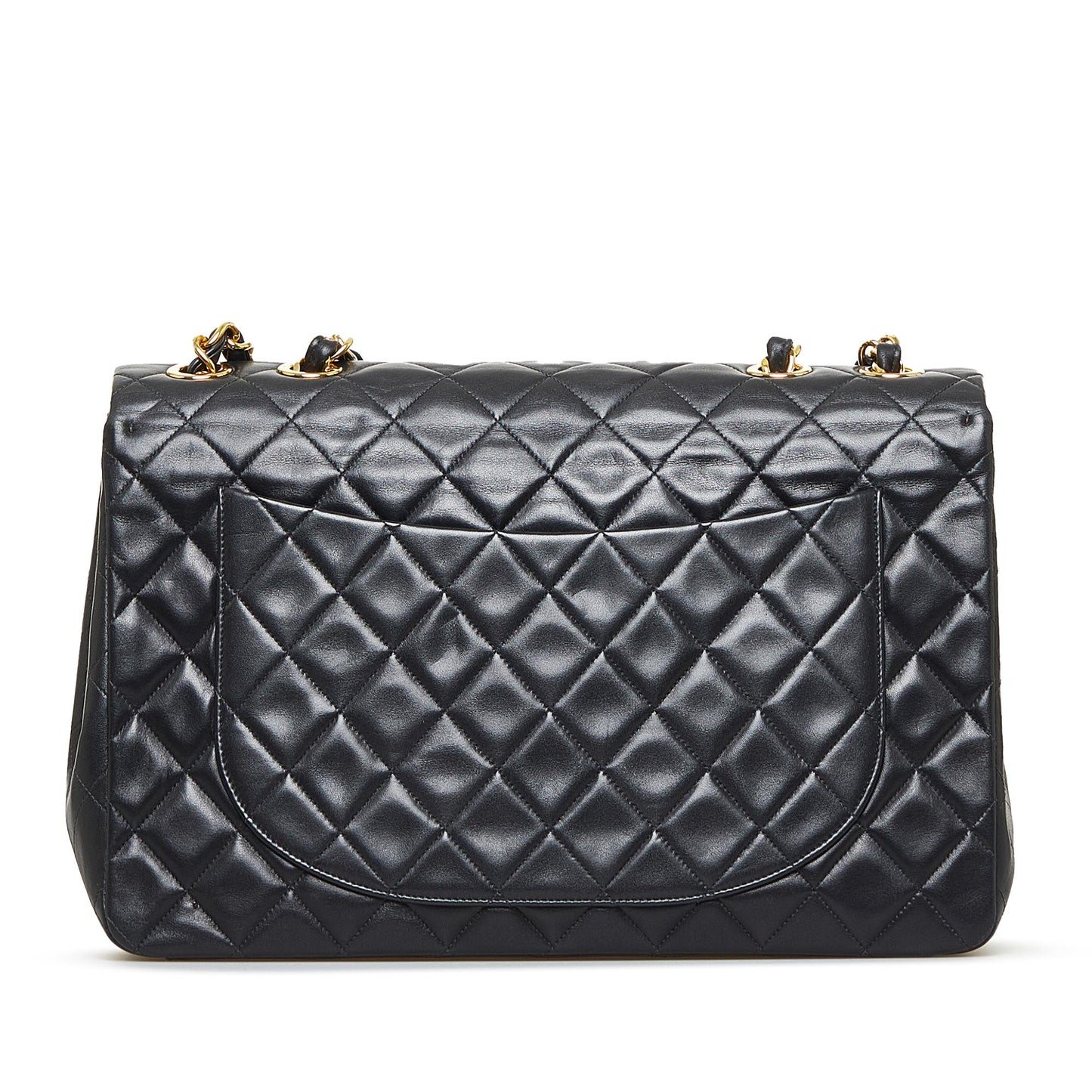 Chanel Maxi Classic Lambskin Single Flap (SHG-ikRhGF)