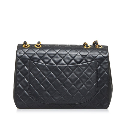 Chanel Maxi Classic Lambskin Single Flap (SHG-bNolFY)