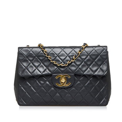 Chanel Maxi Classic Lambskin Single Flap (SHG-bNolFY)