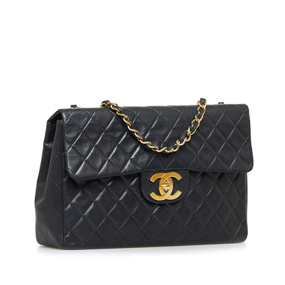 Chanel Maxi Classic Lambskin Single Flap (SHG-bNolFY)