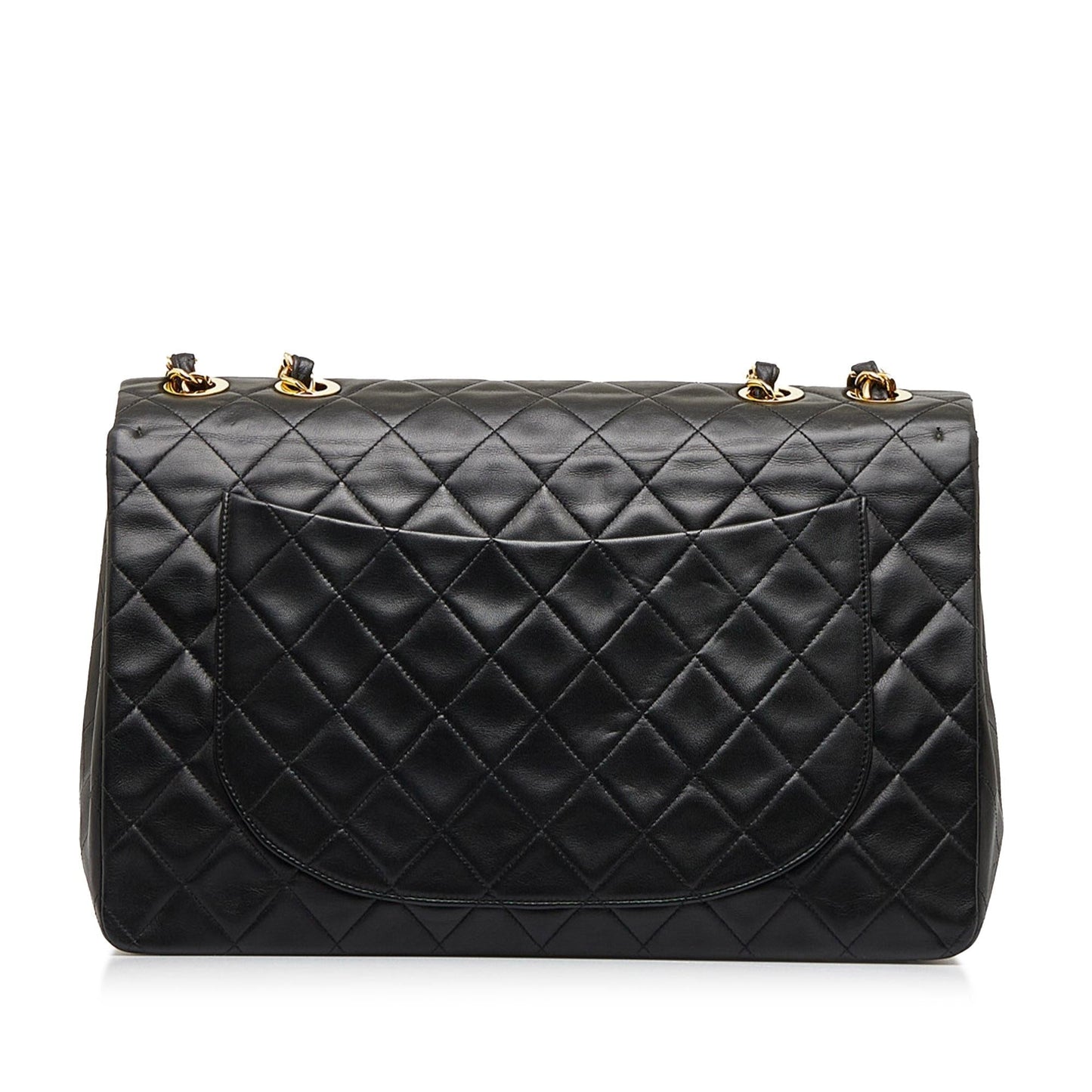 Chanel Maxi Classic Lambskin Single Flap (SHG-7MuYXe)