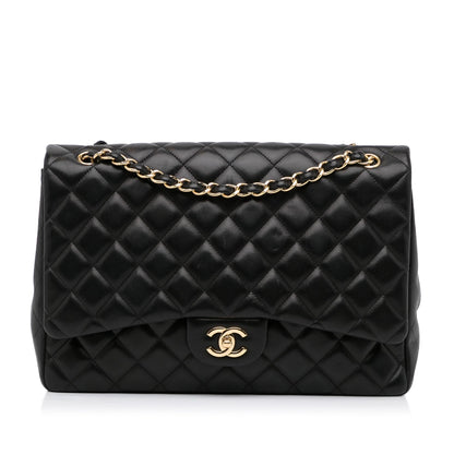 Chanel Maxi Classic Lambskin Single Flap (SHG-Jma1dB)