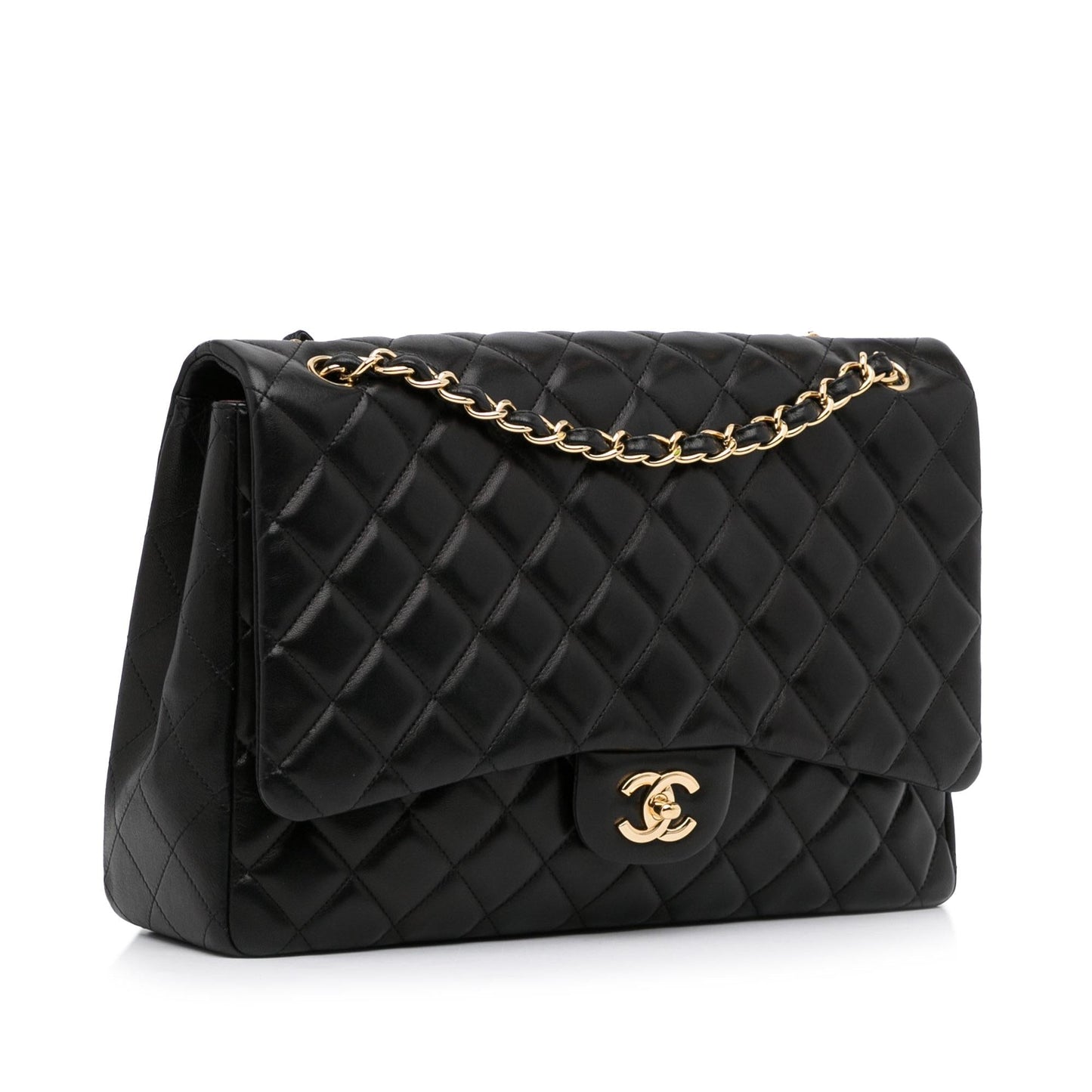 Chanel Maxi Classic Lambskin Single Flap (SHG-Jma1dB)