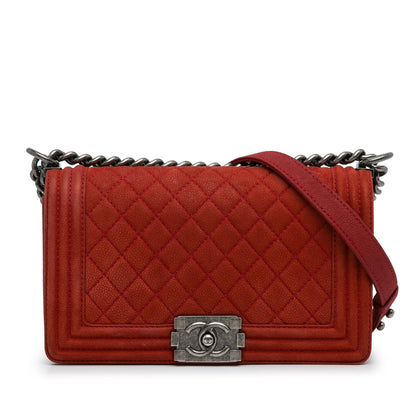 Chanel Medium Caviar Boy Flap Bag (SHG-Aibrx5)