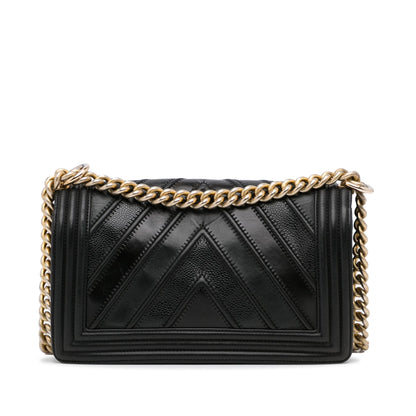 Chanel Medium Chevron Boy Flap (SHG-o7S6GH)