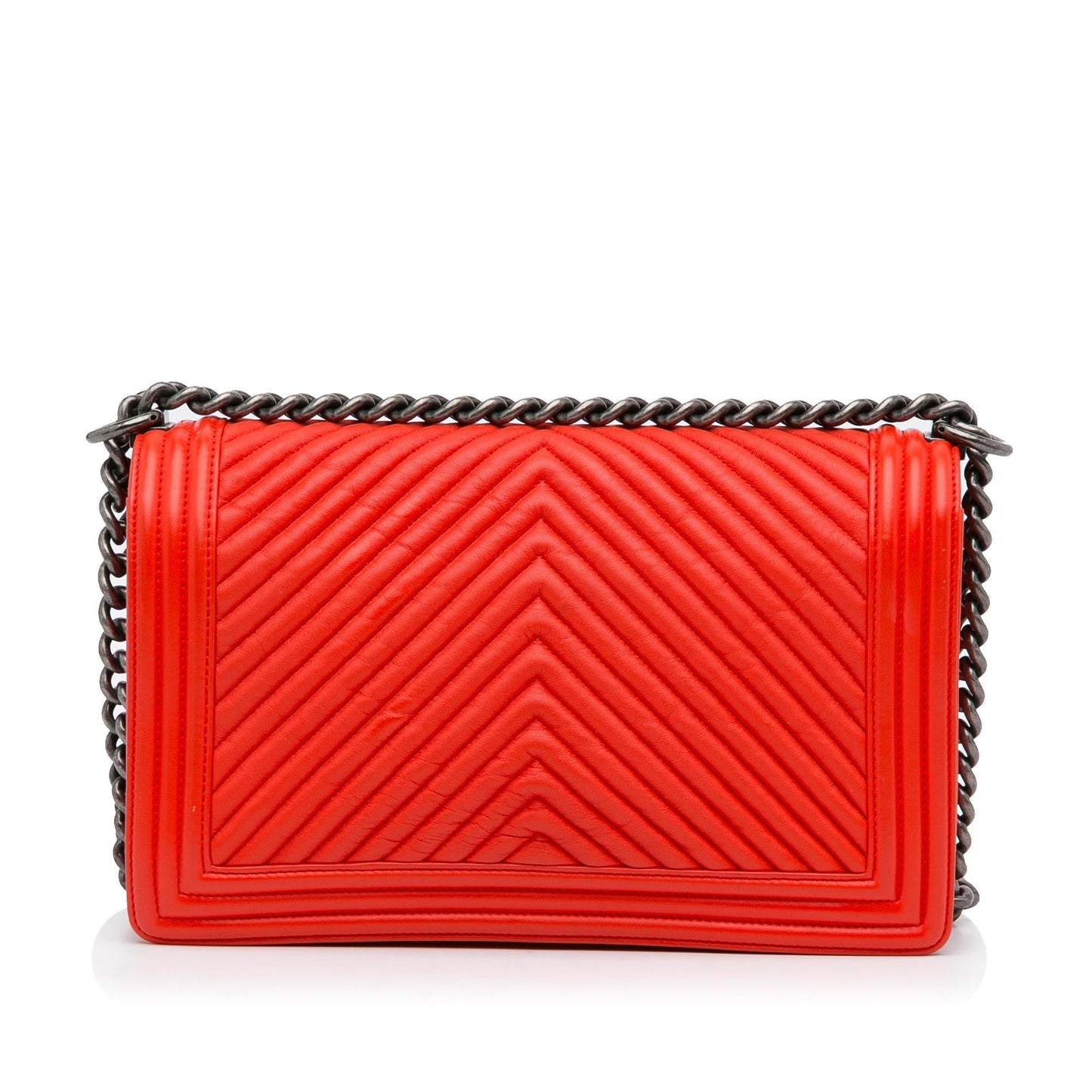 Chanel Medium Chevron Boy Flap (SHG-xV4x6z)