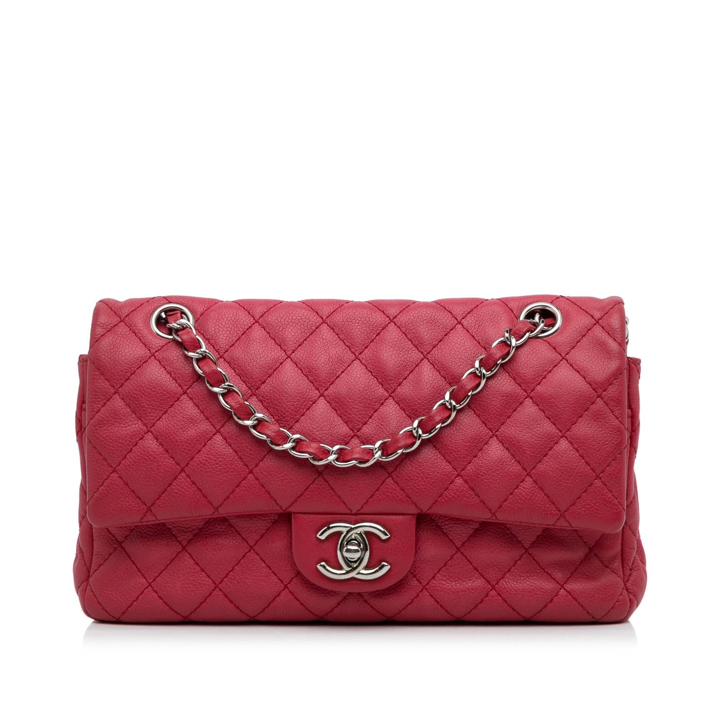 Chanel Medium Classic Caviar Double Flap (SHG-ljW1st)