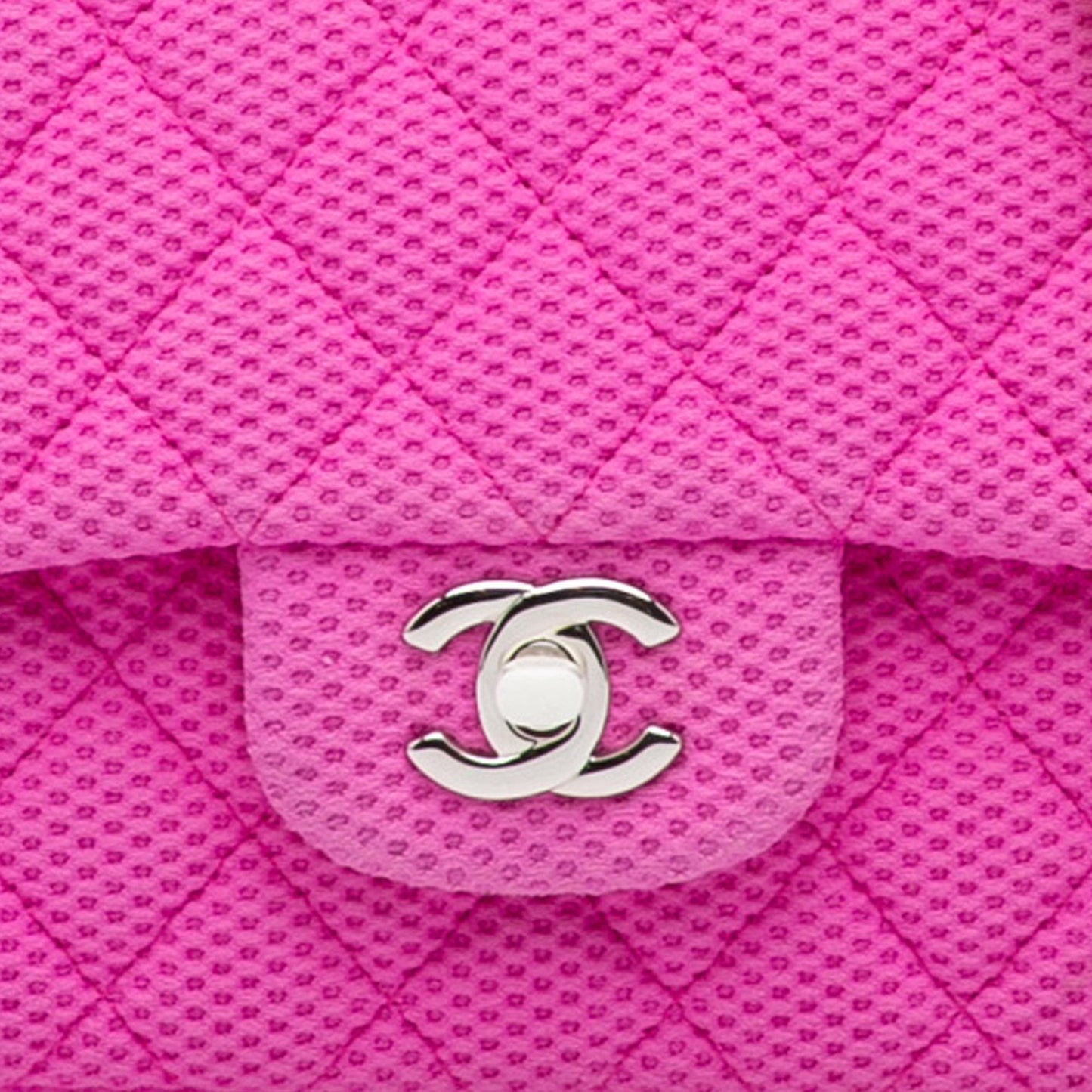 Chanel Medium Classic Jersey Single Flap (SHG-C2De9X)