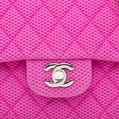 Chanel Medium Classic Jersey Single Flap (SHG-C2De9X)