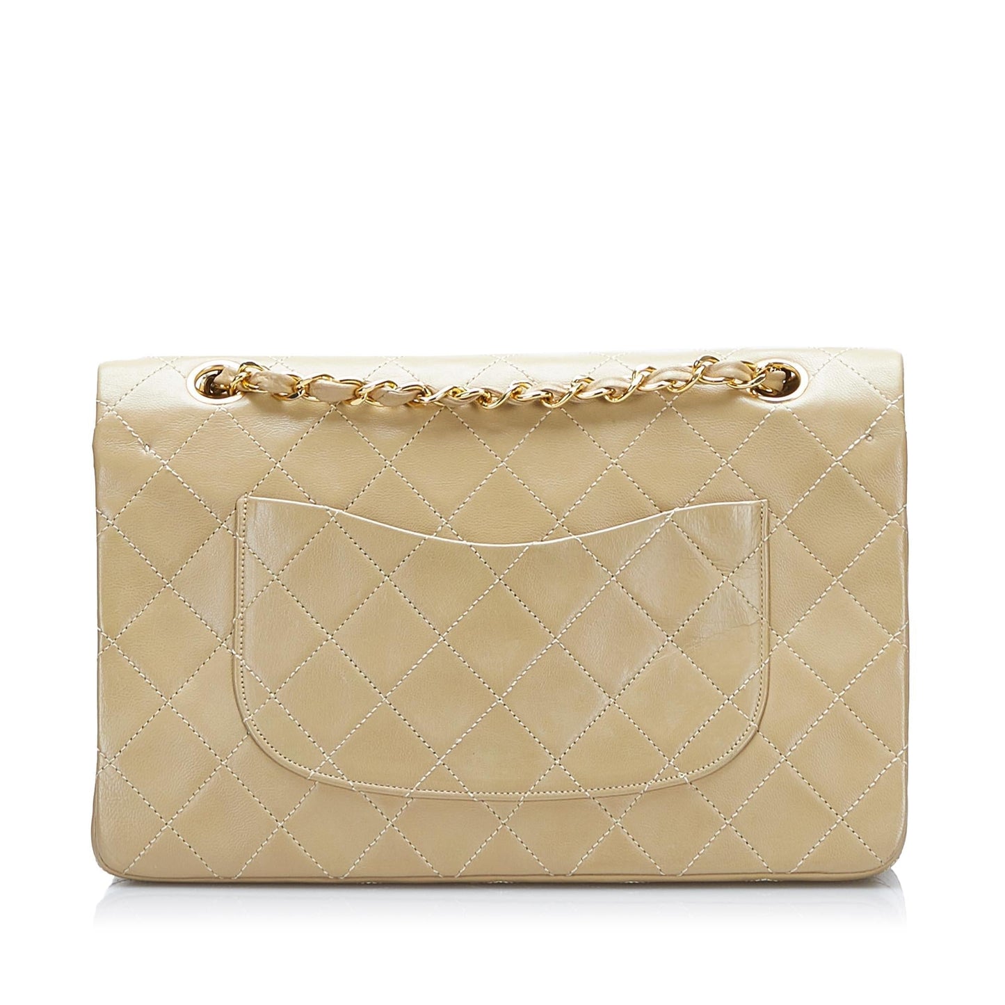 Chanel Medium Classic Lambskin Double Flap Bag (SHG-hsVSEO)