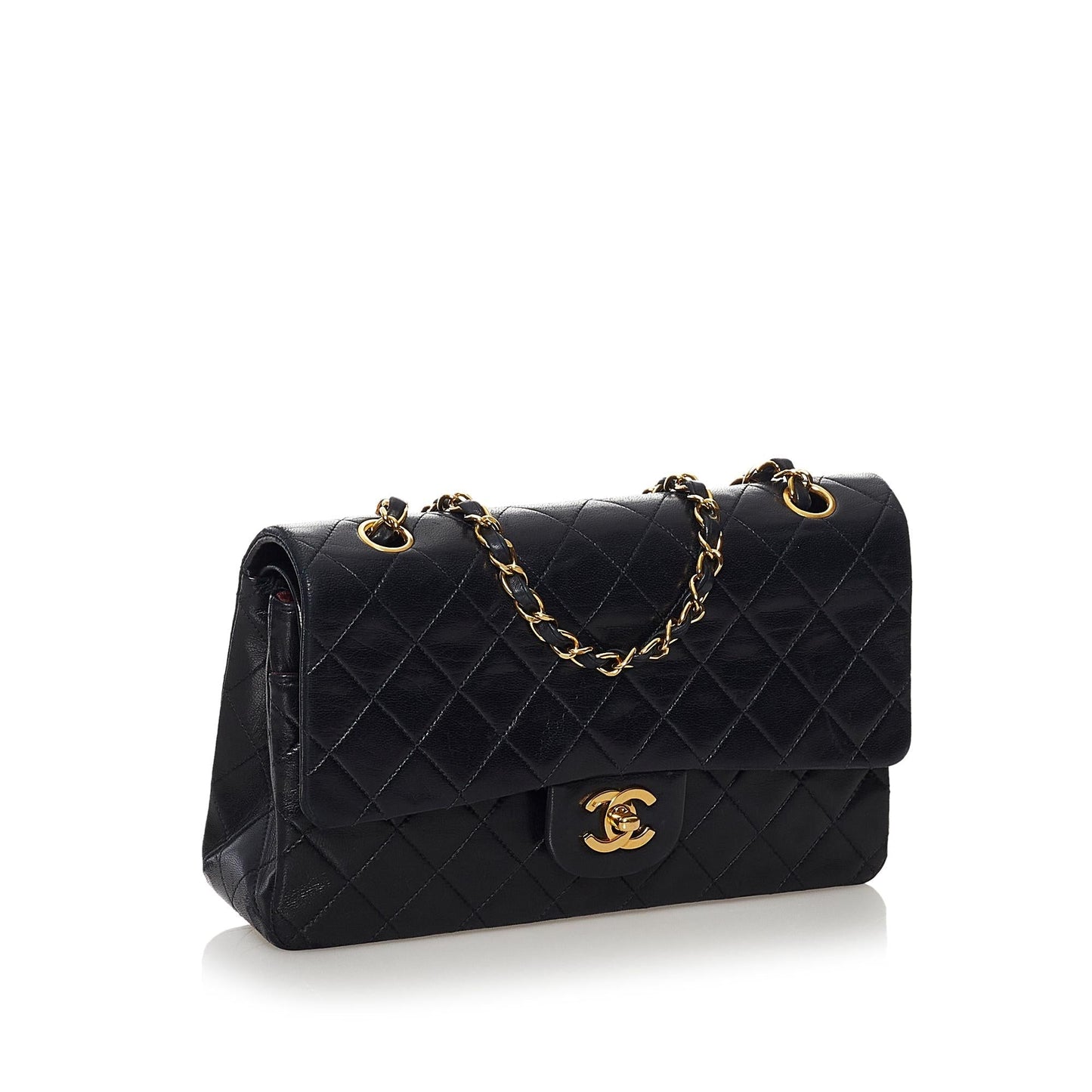 Chanel Medium Classic Lambskin Double Flap (SHG-36397)