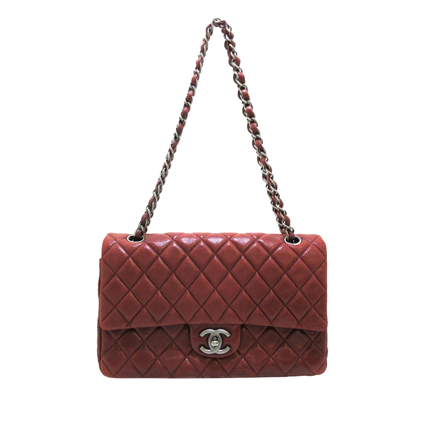 Chanel Medium Classic Lambskin Double Flap (SHG-36484)