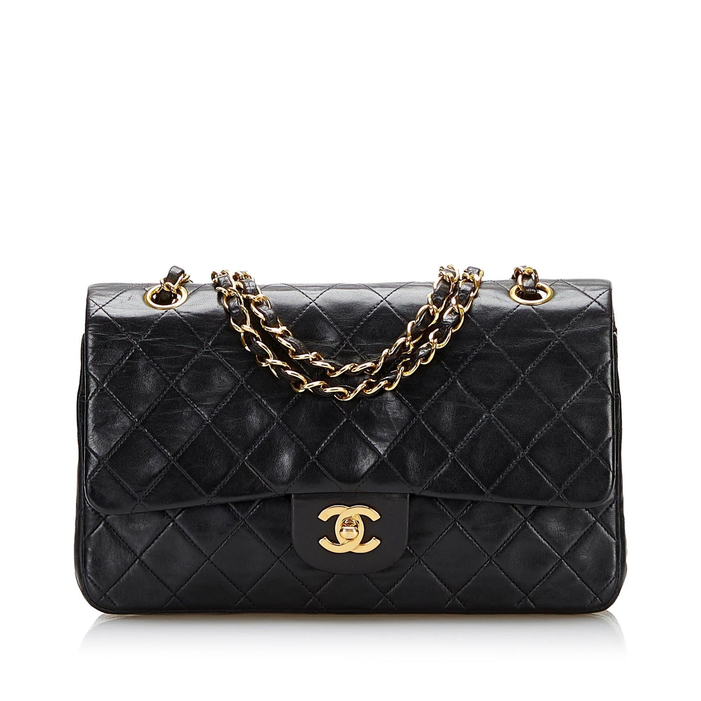 Chanel Medium Classic Lambskin Double Flap (SHG-36769)