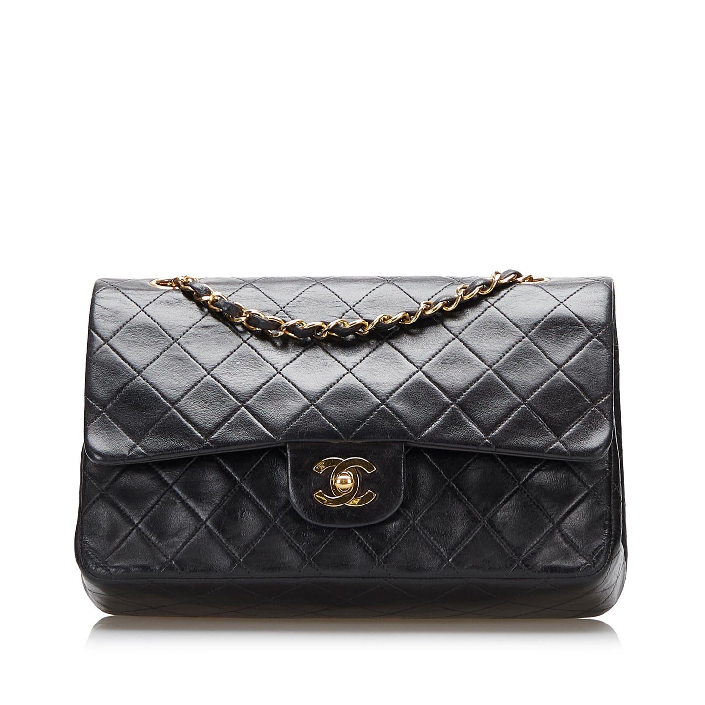 Chanel Medium Classic Lambskin Double Flap (SHG-36959)