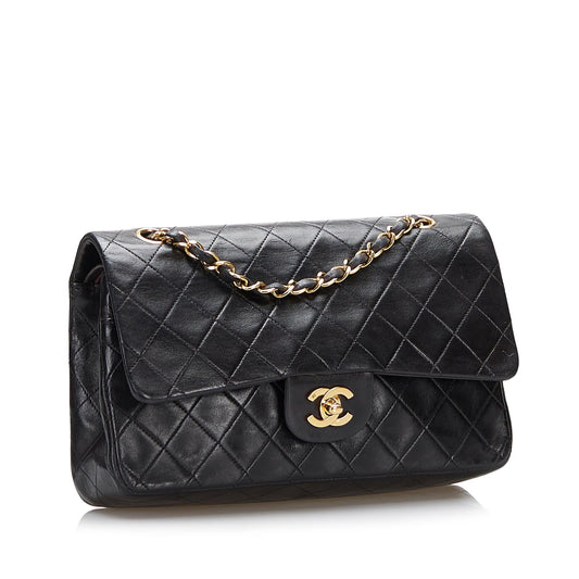 Chanel Medium Classic Lambskin Double Flap (SHG-36959)