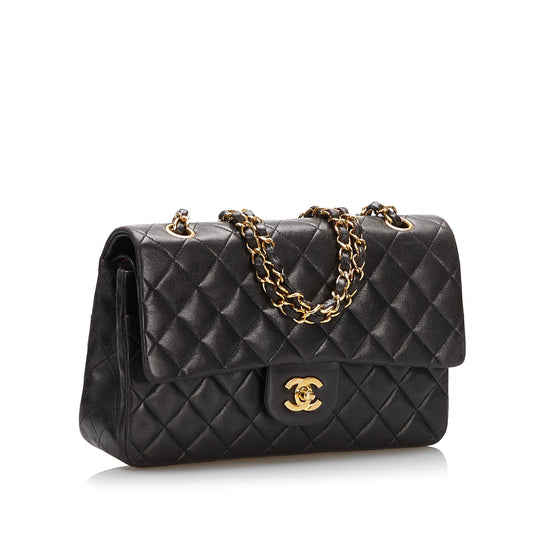 Chanel Medium Classic Lambskin Double Flap (SHG-37068)