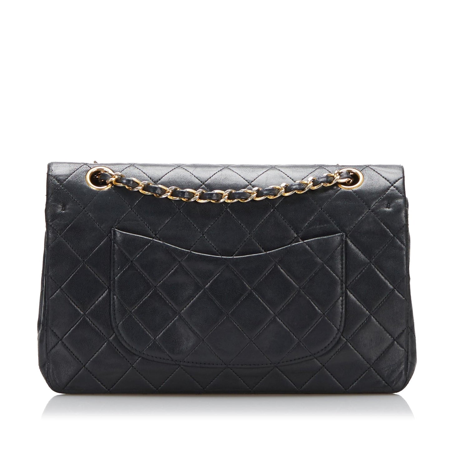 Chanel Medium Classic Lambskin Double Flap (SHG-tcawHG)