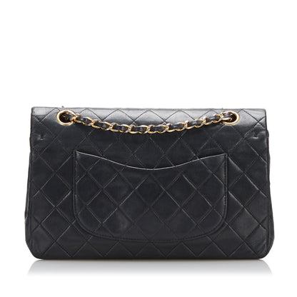 Chanel Medium Classic Lambskin Double Flap (SHG-tcawHG)