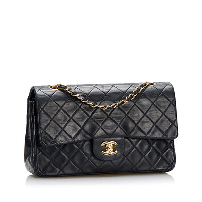 Chanel Medium Classic Lambskin Double Flap (SHG-Z7N1wd)