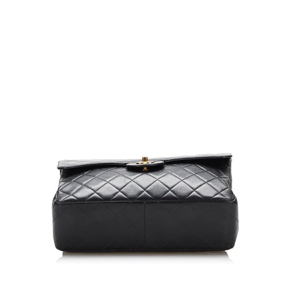 Chanel Medium Classic Lambskin Double Flap (SHG-raMP8K)