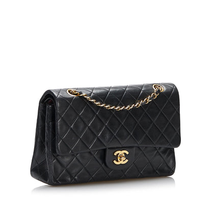 Chanel Medium Classic Lambskin Double Flap (SHG-n7ZF5j)