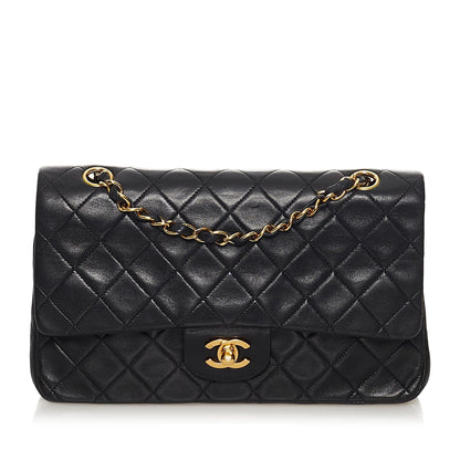 Chanel Medium Classic Lambskin Double Flap (SHG-DilSGb)