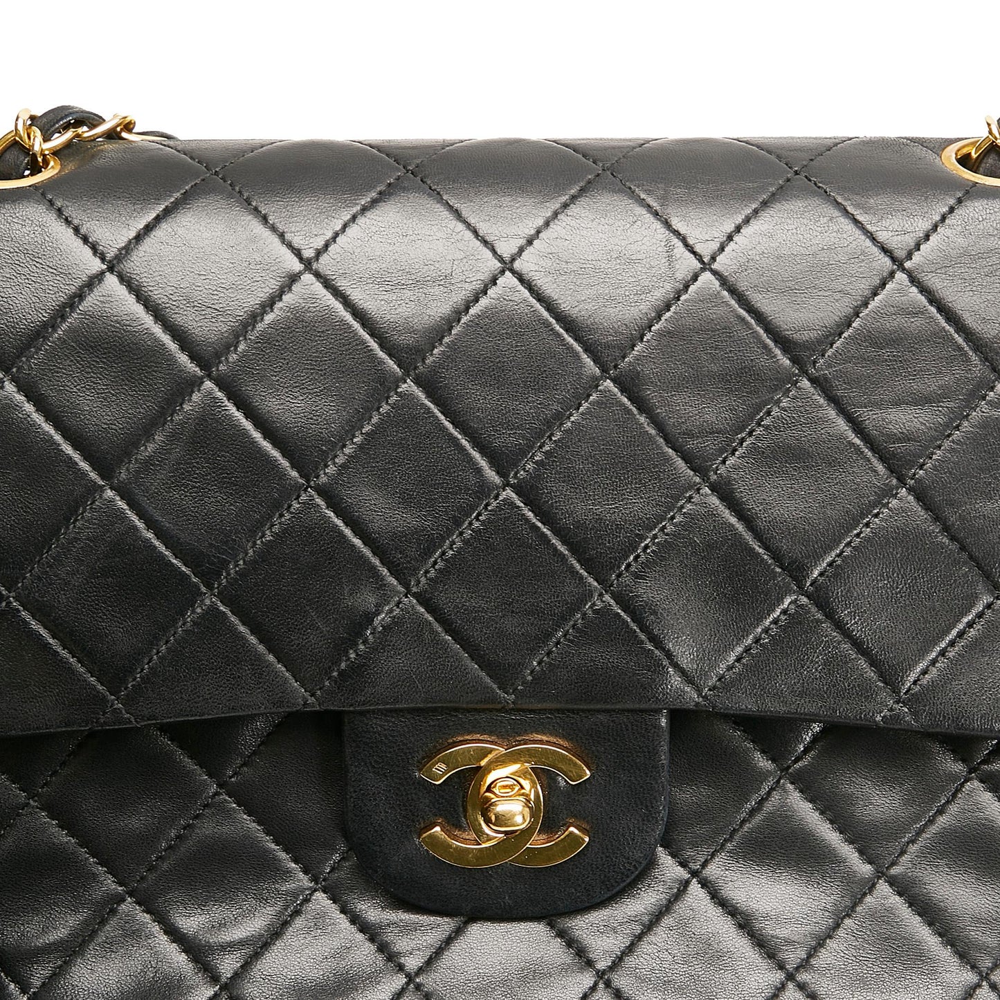 Chanel Medium Classic Lambskin Double Flap (SHG-ZDppOH)