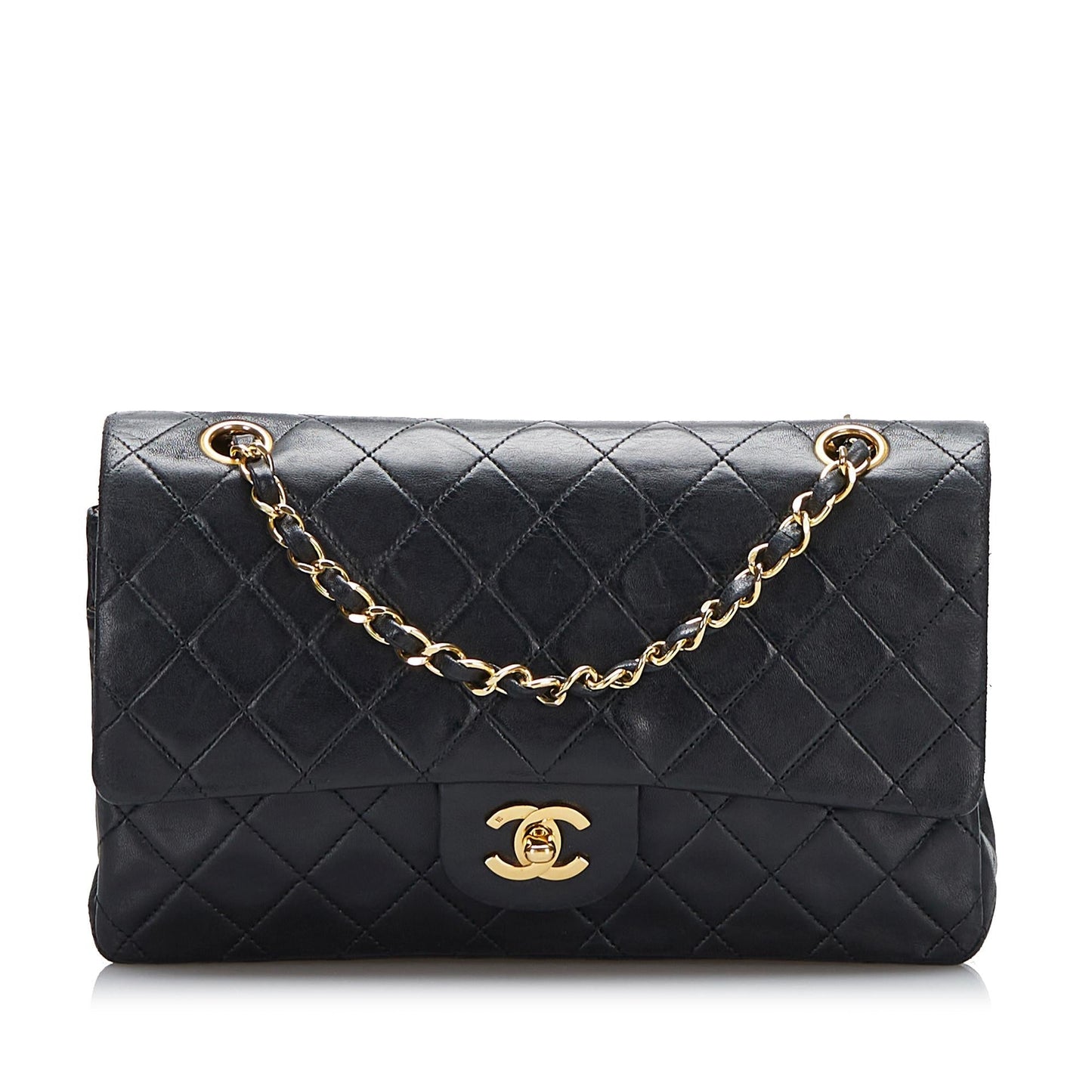 Chanel Medium Classic Lambskin Double Flap (SHG-ZDppOH)